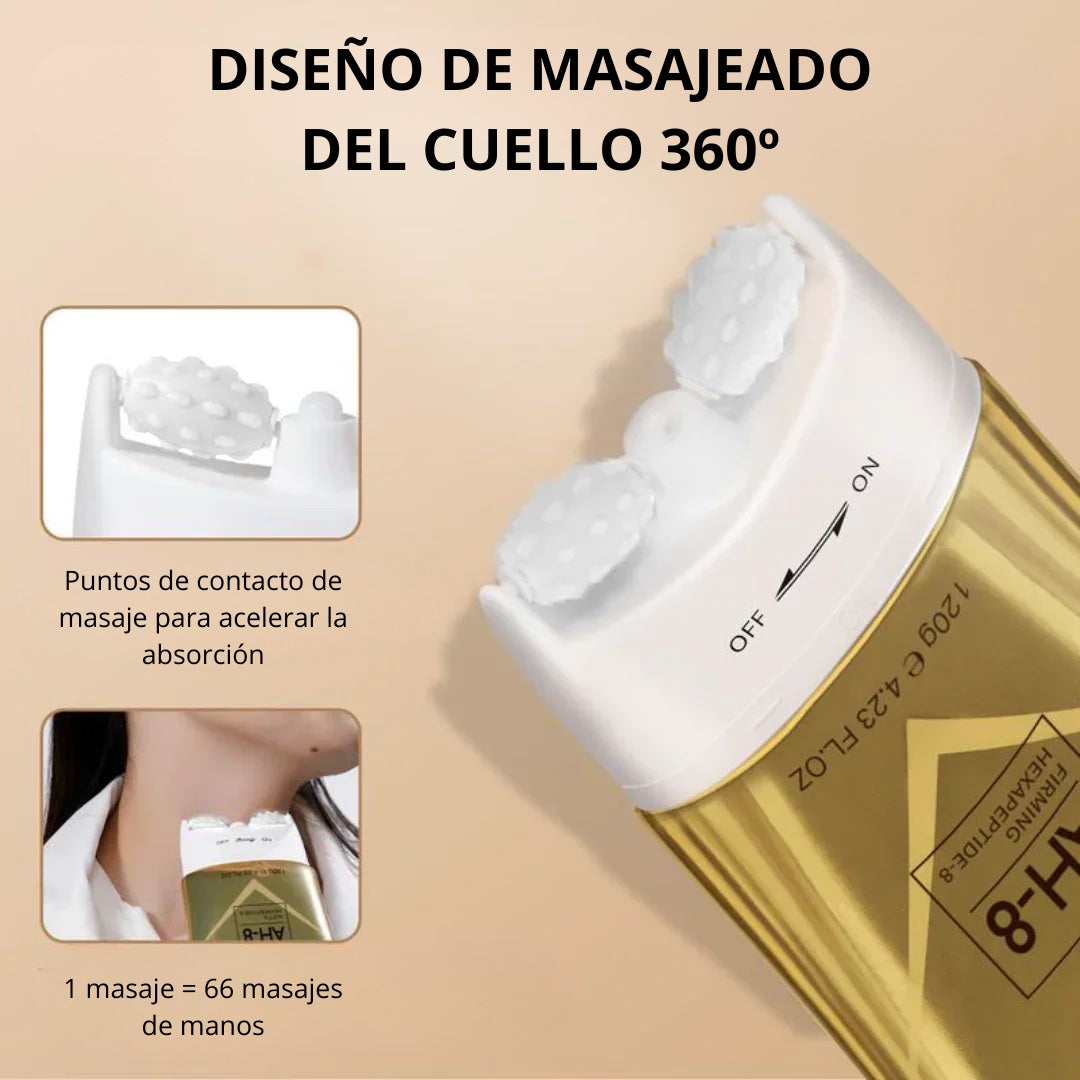 Rodillo masajeador 360° de la crema de cuello